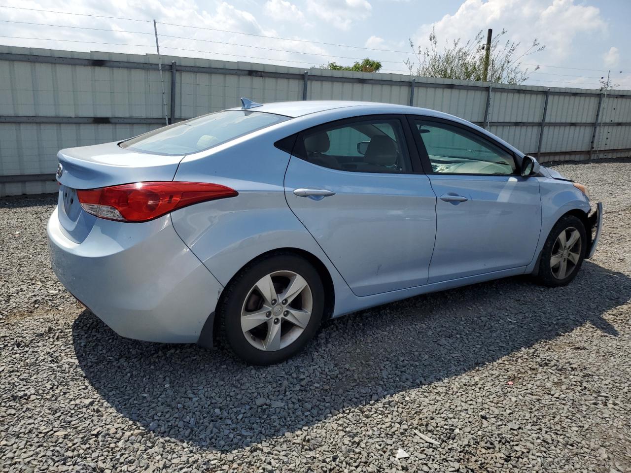 2013 Hyundai Elantra Gls blue null gas KMHDH4AE4DU604351 photo #4