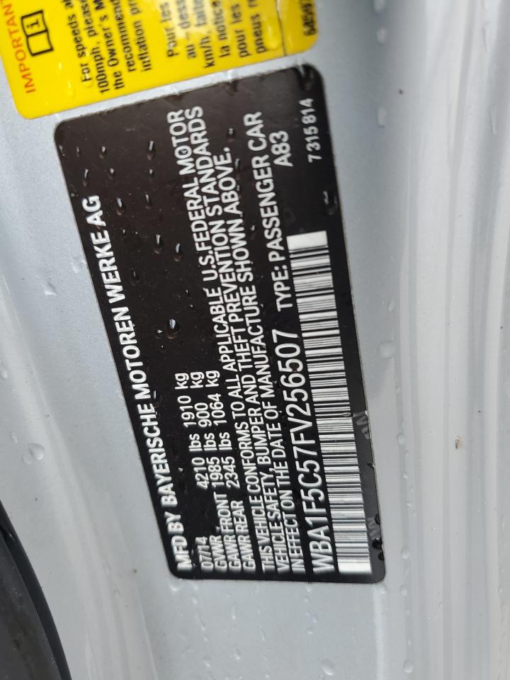 2015 BMW 228 I VIN: WBA1F5C57FV256507 Lot: 62279255