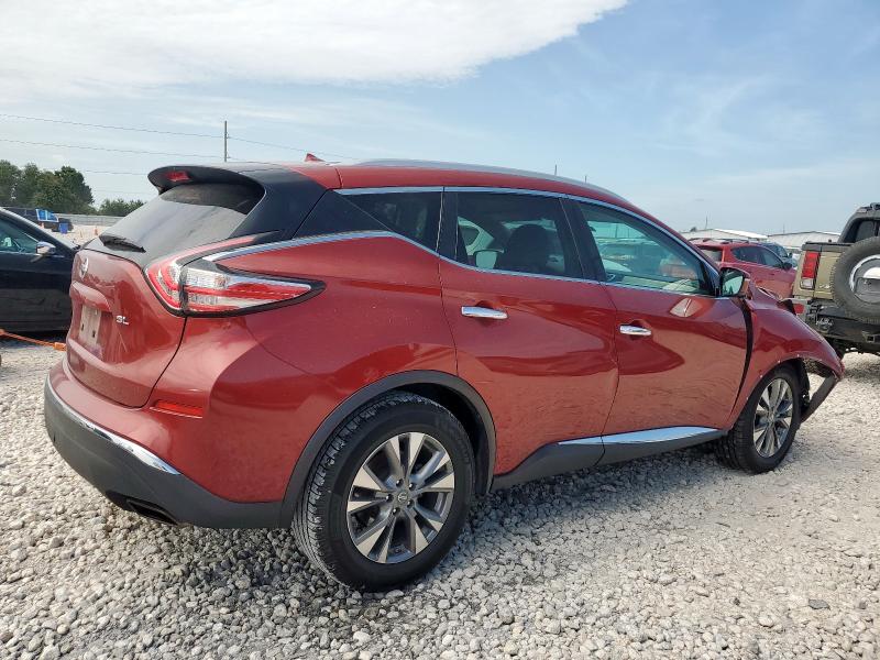  NISSAN MURANO 2015 Czerwony