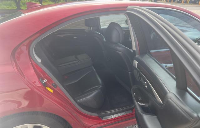 Sedans LEXUS LS460 2015 Red