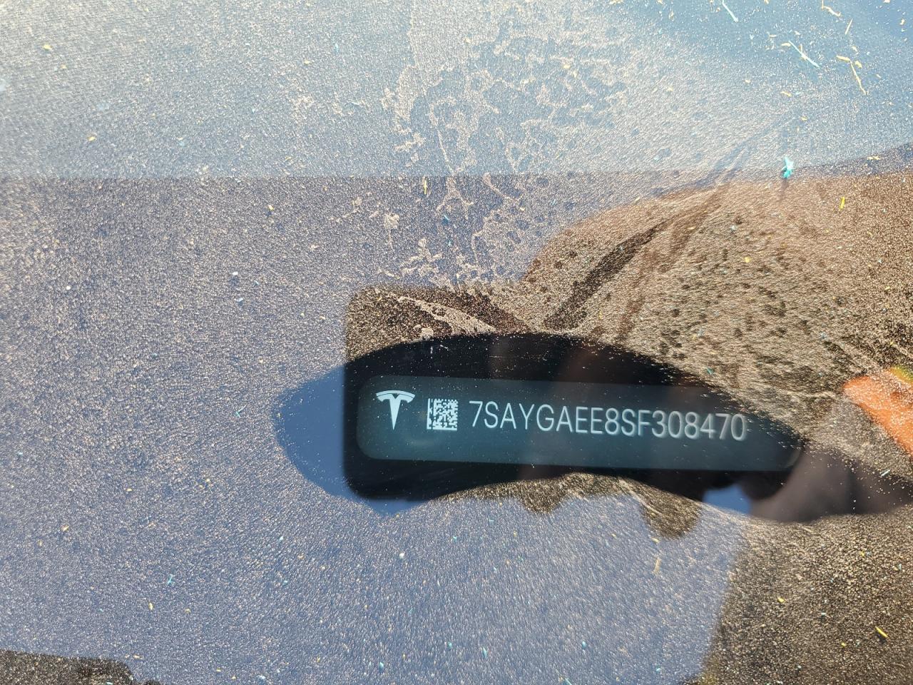 2025 Tesla Model Y VIN: 7SAYGAEE8SF308470 Lot: 67009595