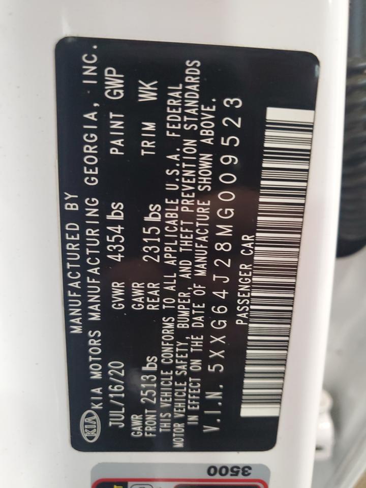 2021 Kia K5 Gt Line VIN: 5XXG64J28MG009523 Lot: 63644405