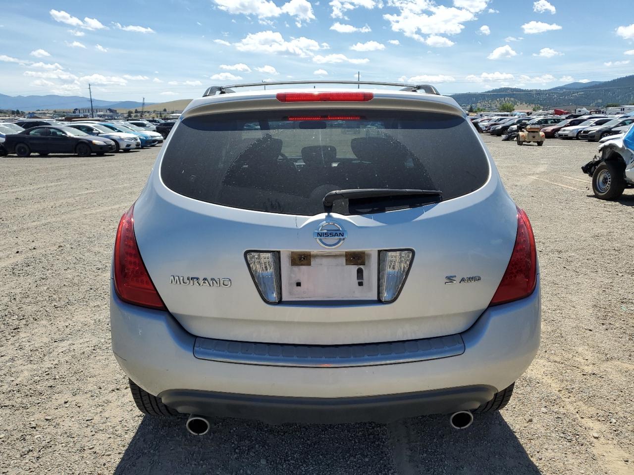 2007 Nissan Murano Sl VIN: JN8AZ08W37W644655 Lot: 64701555
