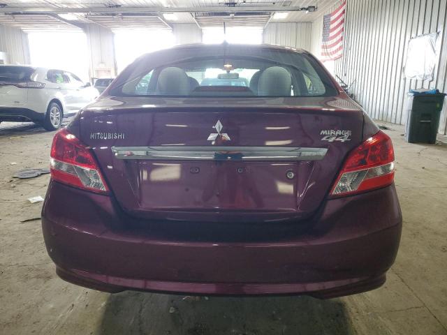  MITSUBISHI MIRAGE 2018 Czerwony