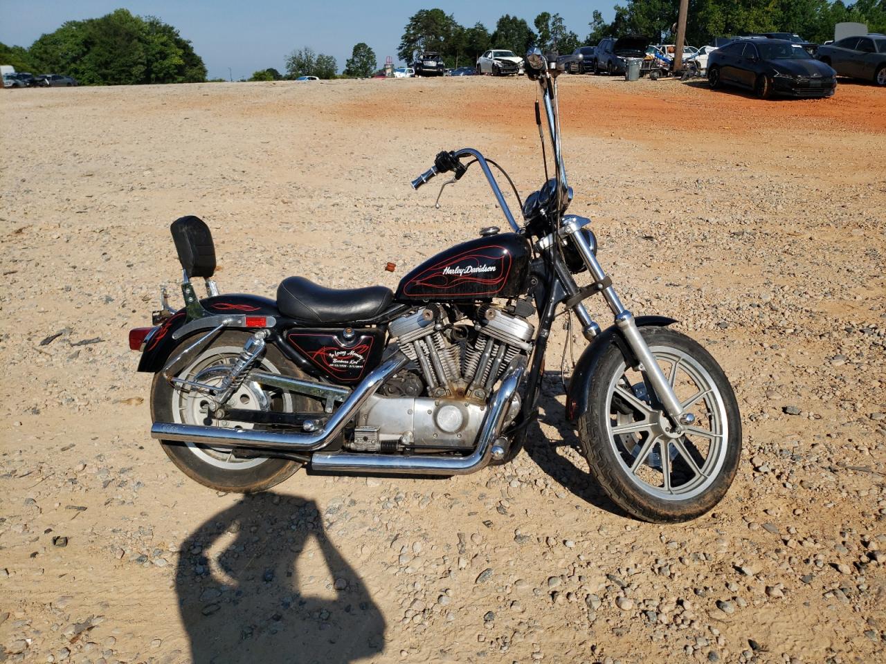 1993 Harley-Davidson Xlh883 H black roadster_bike gas 1HD4CEM10PY211251 photo #1