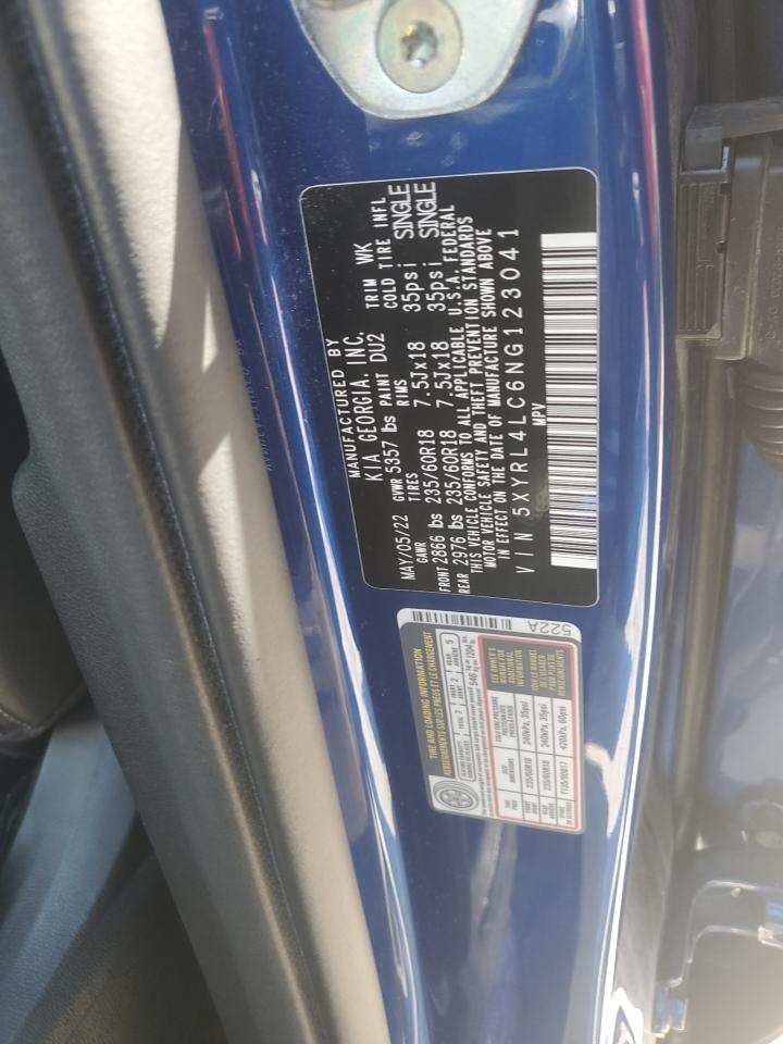 2022 Kia Sorento S VIN: 5XYRL4LC6NG123041 Lot: 63643885