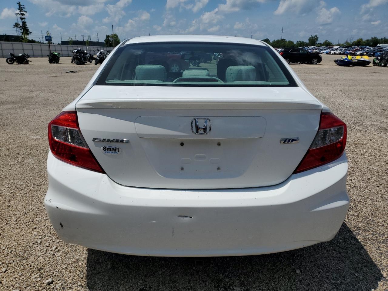 2012 Honda Civic Hf VIN: 2HGFB2F65CH527299 Lot: 65075555