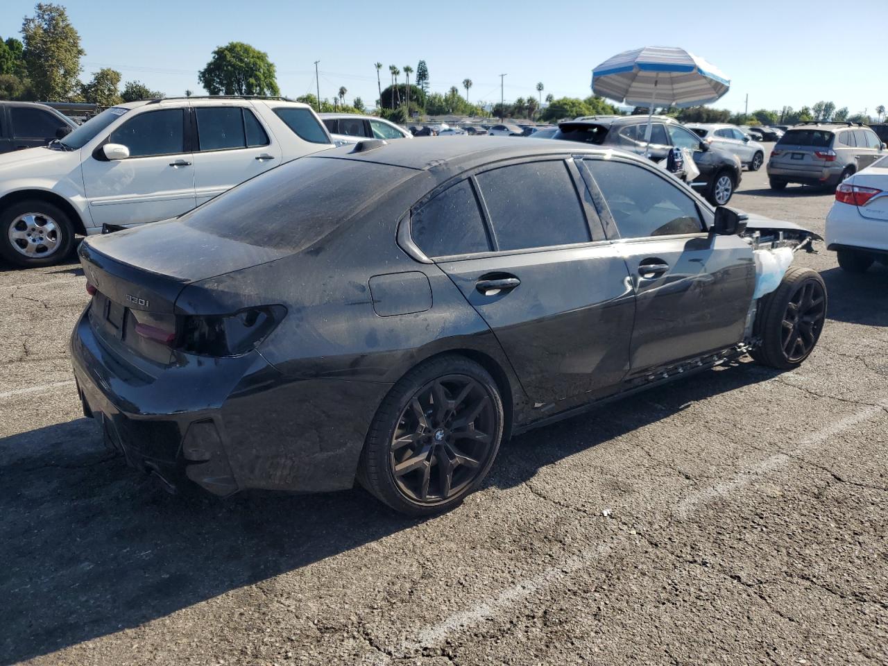 2025 BMW 330I black null gas 3MW69CW01S8F22876 photo #4