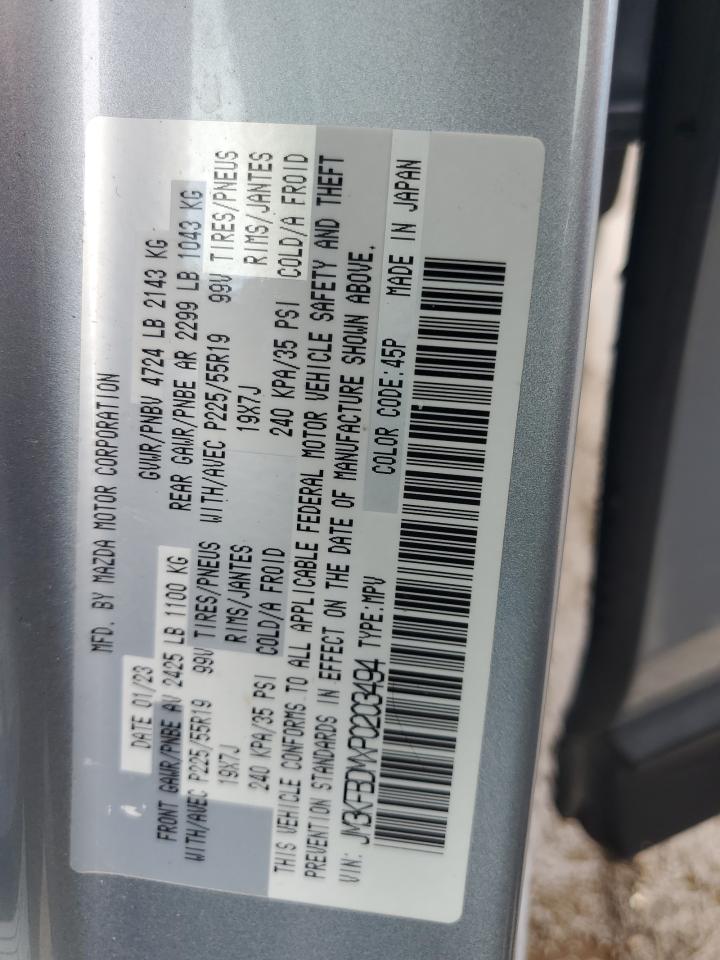 2023 Mazda Cx-5 Premium VIN: JM3KFBDMXP0203494 Lot: 65416775