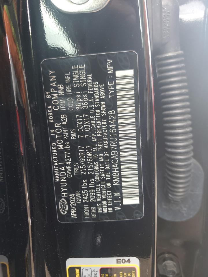 km8hacab7ru164428 KM8HACAB7RU164428 2024 Hyundai Kona Se