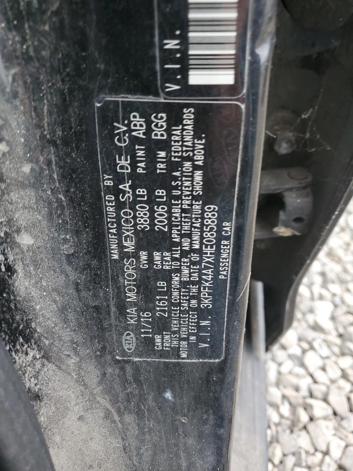 2017 Kia Forte Lx VIN: 3KPFK4A7XHE085889 Lot: 63628305