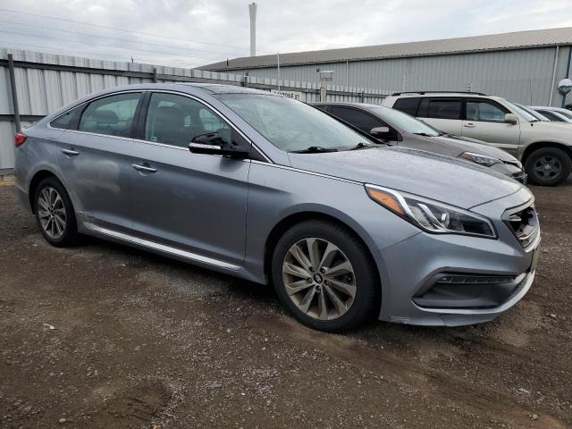 Sedans HYUNDAI SONATA 2016 Srebrny