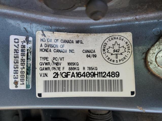 2009 HONDA CIVIC DX-G  