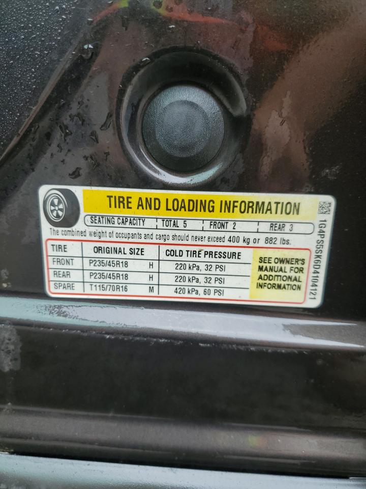 2013 Buick Verano VIN: 1G4PS5SK6D4104121 Lot: 65326065