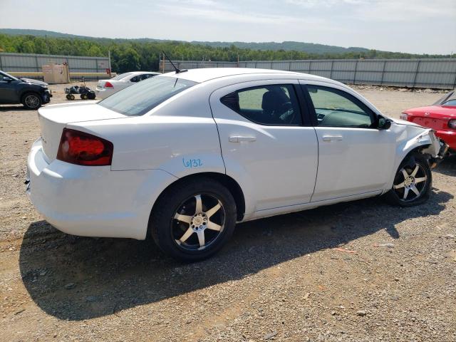 Sedans DODGE AVENGER 2012 White