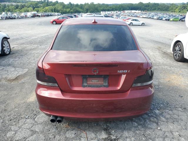  BMW 1 SERIES 2012 Czerwony