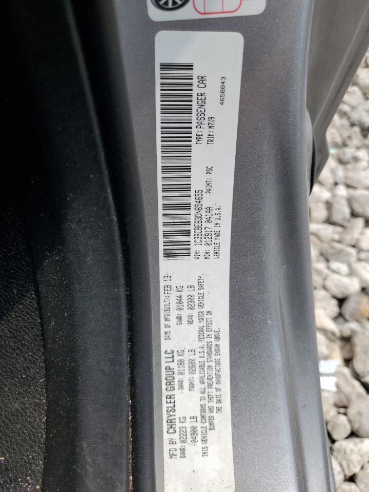 2013 Chrysler 200 Touring VIN: 1C3BCBEB3DN654655 Lot: 63212575