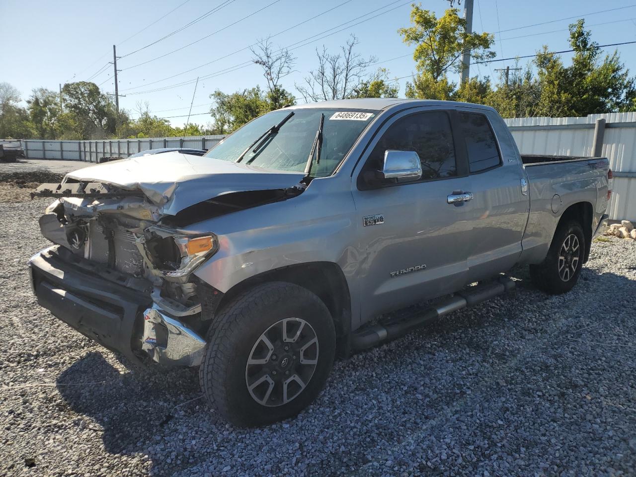 2017 Toyota Tundra Double Cab Sr VIN: 5TFUY5F13HX634431 Lot: 64869135