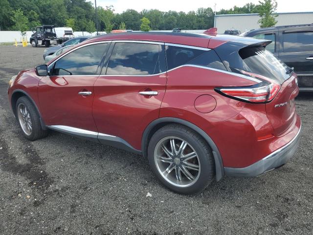  NISSAN MURANO 2016 Czerwony