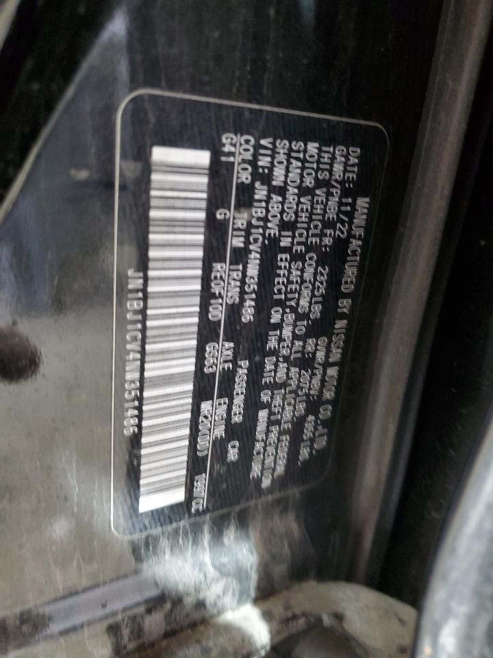 2022 Nissan Rogue Sport Sl VIN: JN1BJ1CV4NW351486 Lot: 64228105