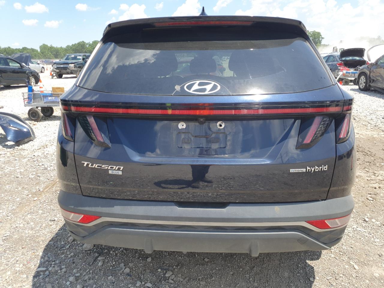 2022 Hyundai Tucson Blue VIN: KM8JBCA1XNU029170 Lot: 63126575