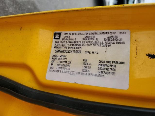 2003 HUMMER H2   