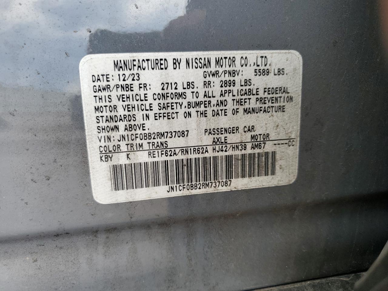 2024 Nissan Ariya Engage VIN: JN1CF0BB2RM737087 Lot: 62664485