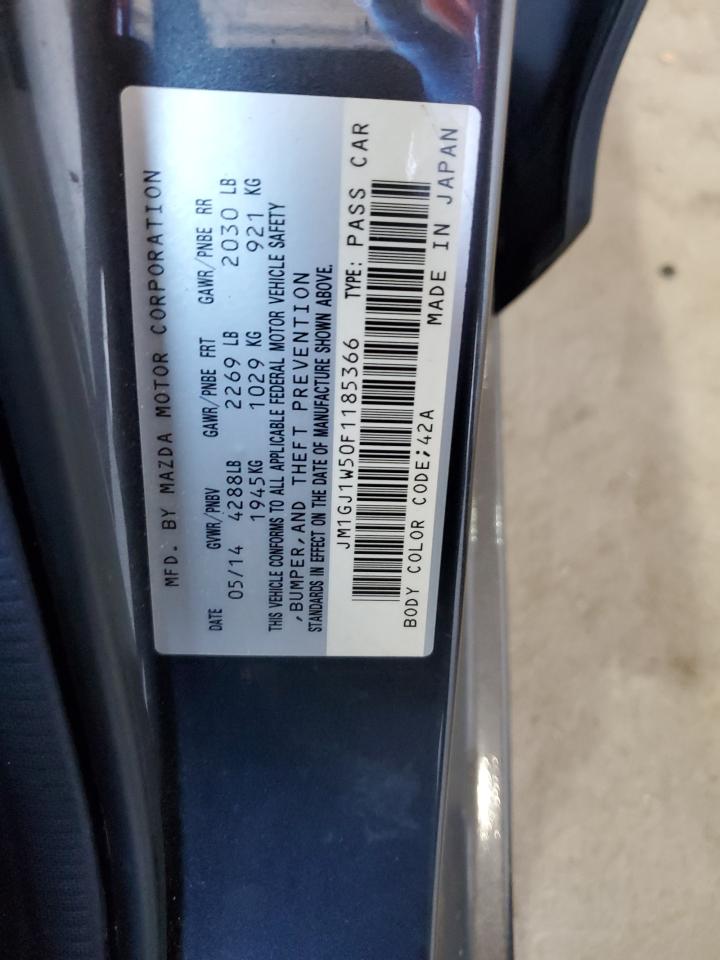 2015 Mazda 6 Grand Touring VIN: JM1GJ1W50F1185366 Lot: 64410685