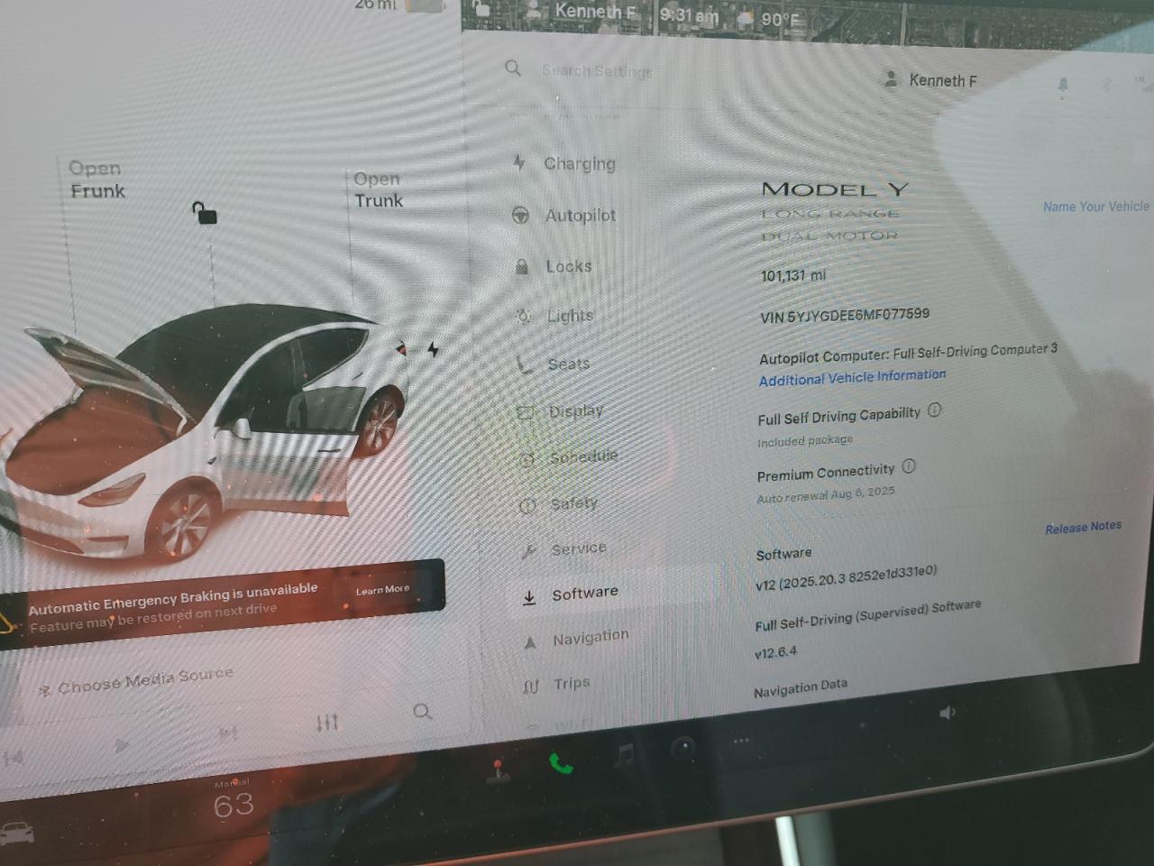 2021 Tesla Model Y VIN: 5YJYGDEE6MF077599 Lot: 64690045
