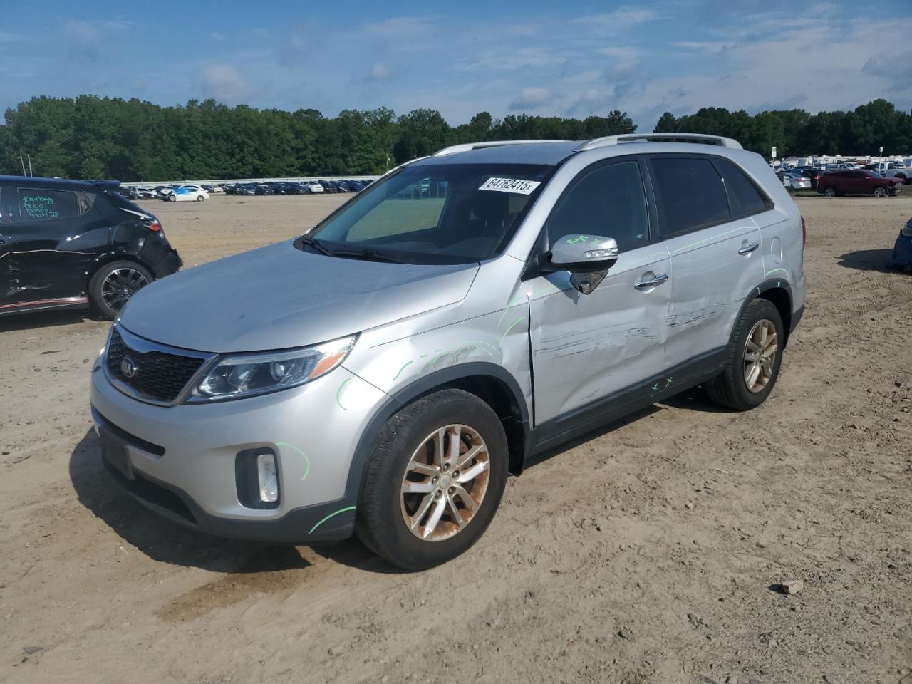 2014 Kia Sorento Lx VIN: 5XYKT4A68EG490392 Lot: 64762415