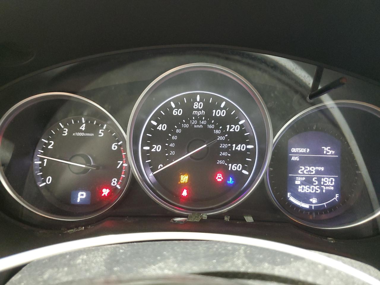 2015 Mazda Cx-5 Touring VIN: JM3KE4CY4F0437261 Lot: 66203995