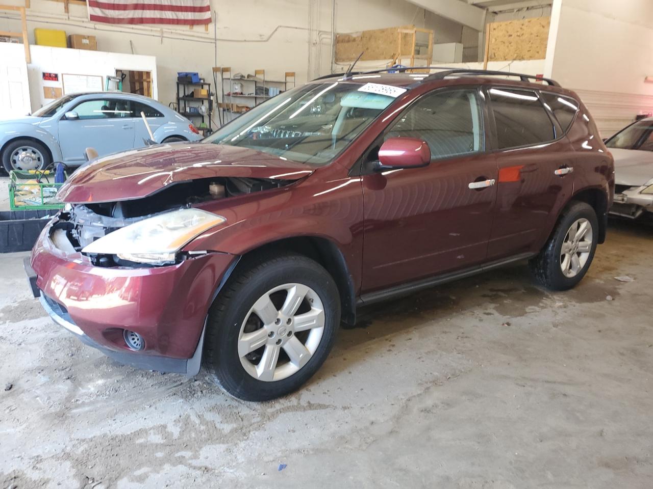 2007 Nissan Murano Sl VIN: JN8AZ08W47W657687 Lot: 66108965