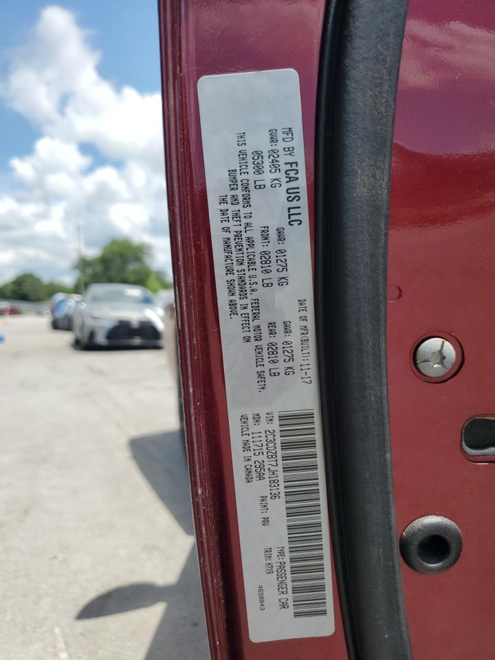 2018 Dodge Challenger R/T VIN: 2C3CDZBT7JH183136 Lot: 65726875