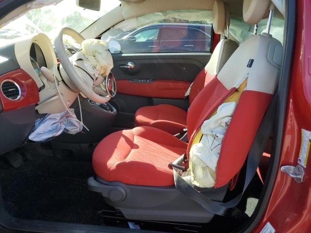  FIAT 500 2012 Czerwony