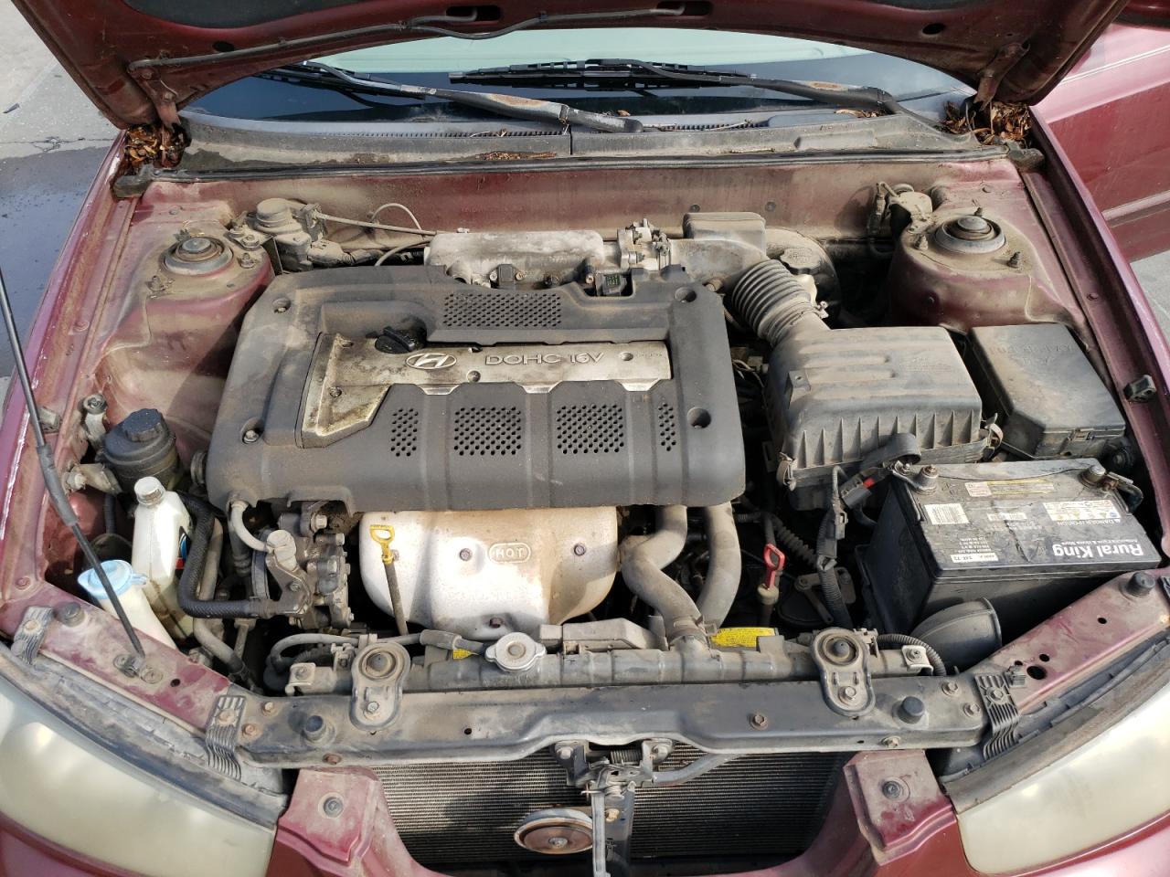 2002 Hyundai Elantra Gls VIN: KMHDN45D42U260866 Lot: 65590545