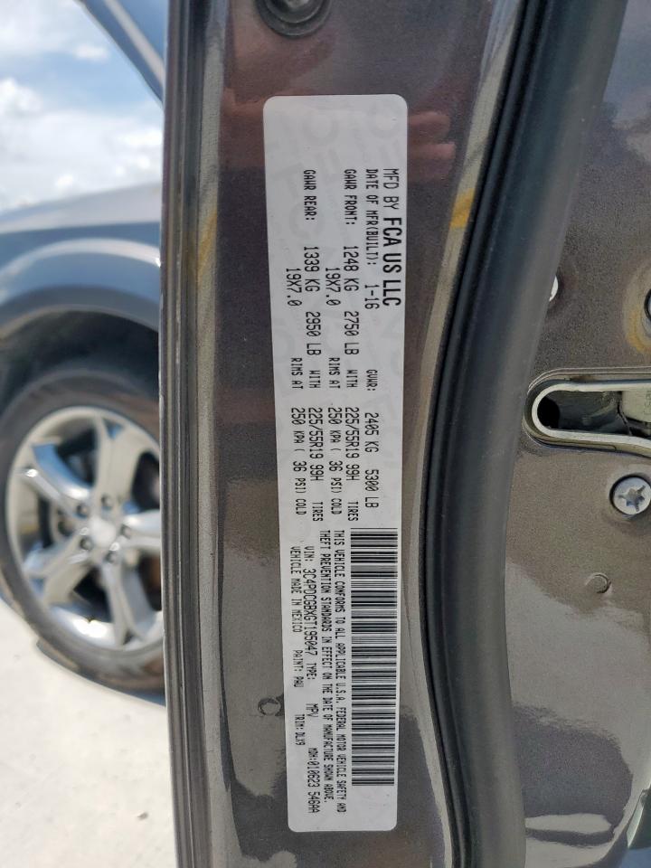 2016 Dodge Journey Crossroad VIN: 3C4PDCGBXGT195047 Lot: 64508325