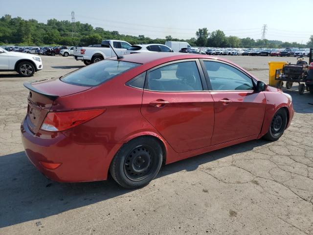 Sedans HYUNDAI ACCENT 2017 Red