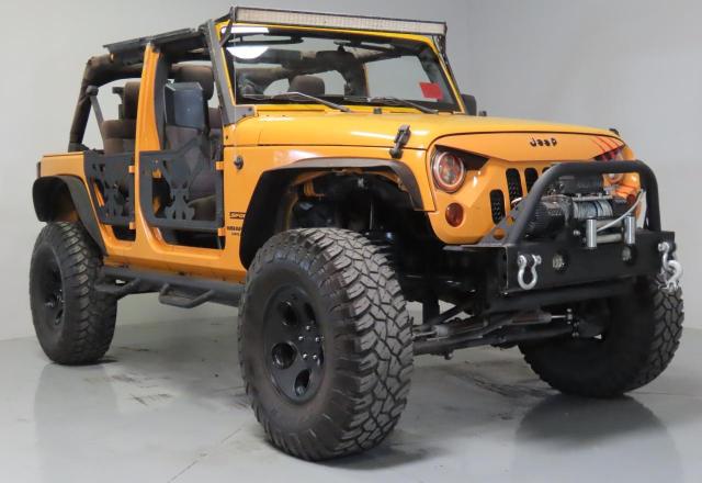 Parquets JEEP WRANGLER 2012 Pomarańczowy