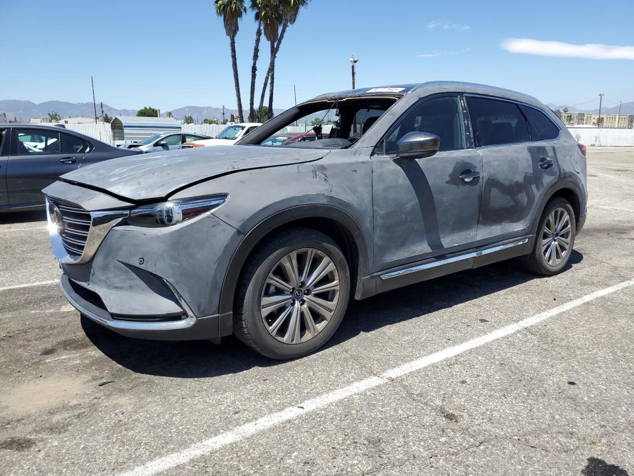 2021 Mazda Cx-9 Signature grey null gas JM3TCBEY3M0508636 photo #1