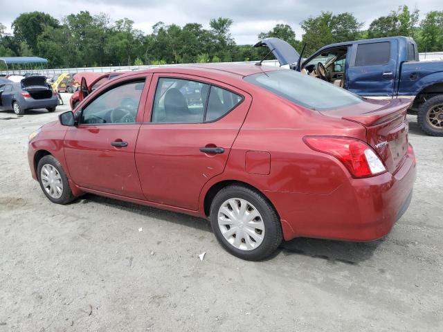  NISSAN VERSA 2017 Czerwony