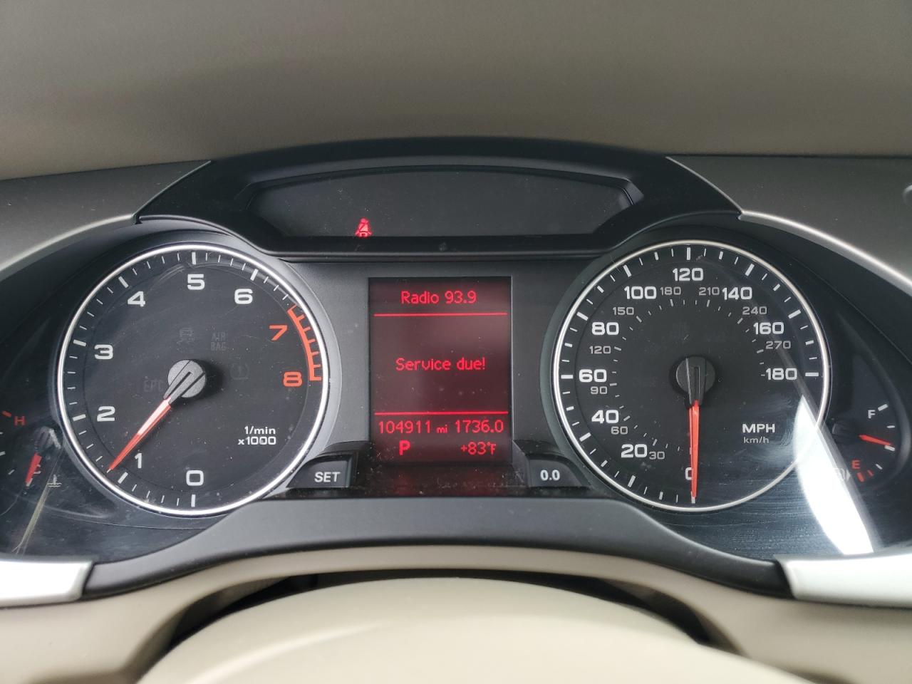 2012 Audi A4 Premium VIN: WAUBFAFL2CA114625 Lot: 63673395