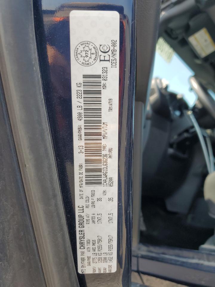2013 Jeep Wrangler Sport VIN: 1C4AJWAG1DL636236 Lot: 61720435