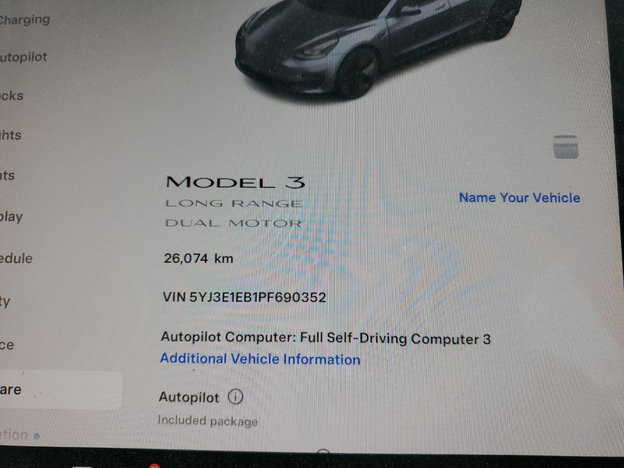 2023 Tesla Model 3 VIN: 5YJ3E1EB1PF690352 Lot: 64384545