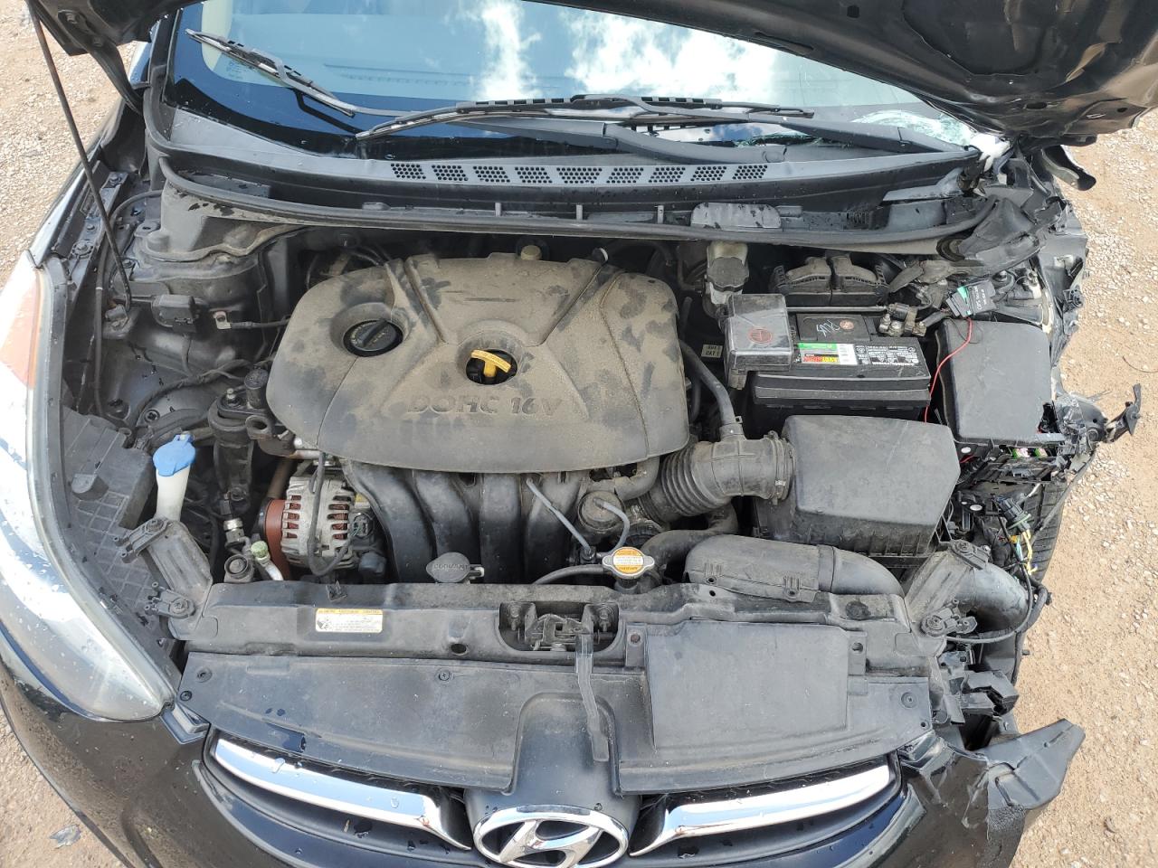 2012 Hyundai Elantra Gls VIN: 5NPDH4AE5CH125496 Lot: 65072905
