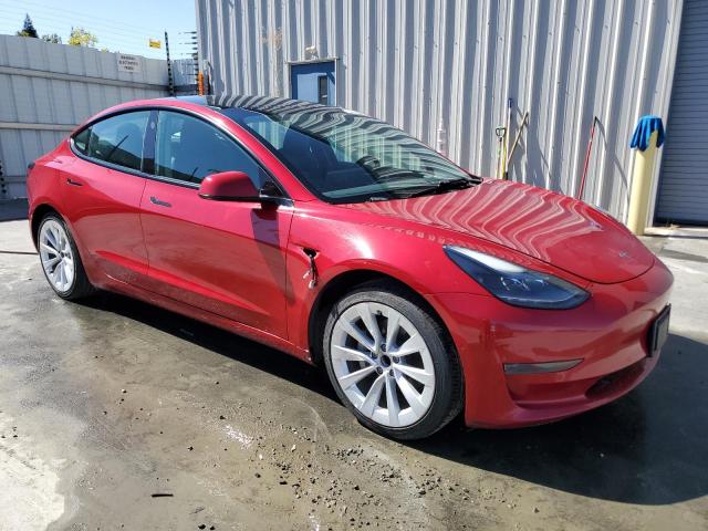  TESLA MODEL 3 2022 Red