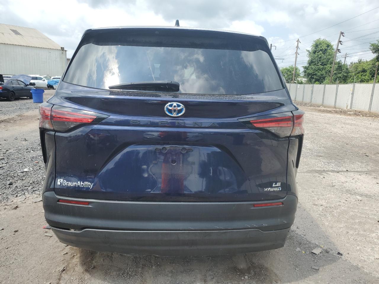 2022 Toyota Sienna Le VIN: 5TDKRKEC3NS109635 Lot: 65075845