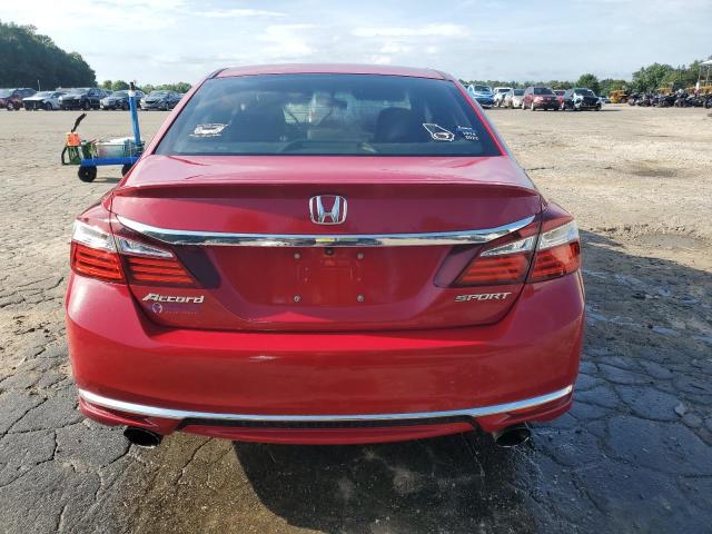  HONDA ACCORD 2016 Czerwony