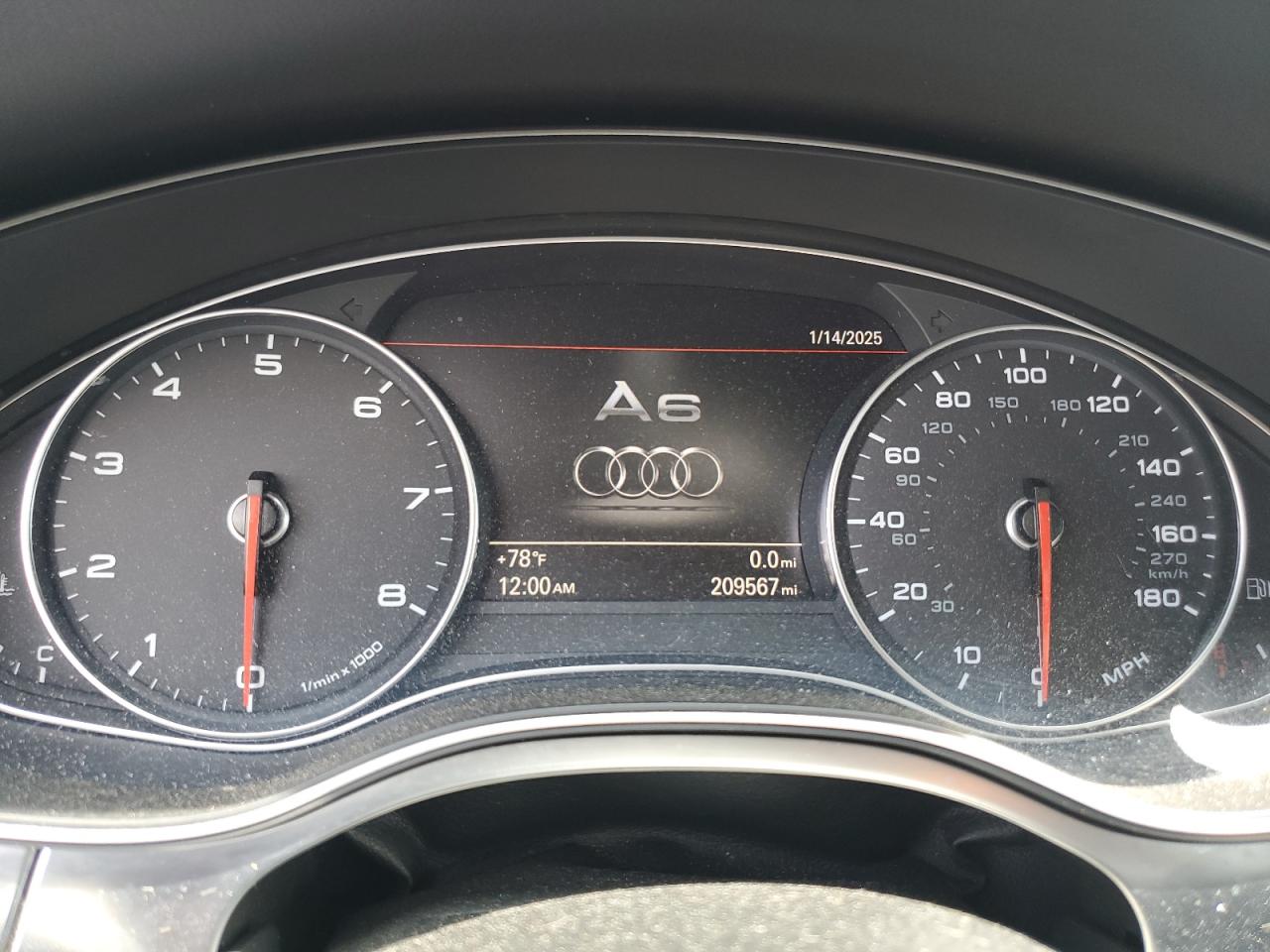 2014 Audi A6 Premium Plus VIN: WAUGFAFC5EN053028 Lot: 62721175