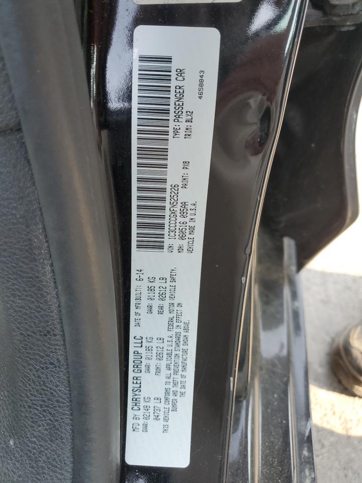 2015 Chrysler 200 C VIN: 1C3CCCCGXFN525226 Lot: 64618745