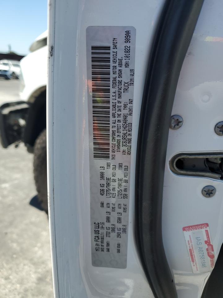 2017 Ram 2500 Laramie VIN: 3C6UR5NL1HG540401 Lot: 64075325